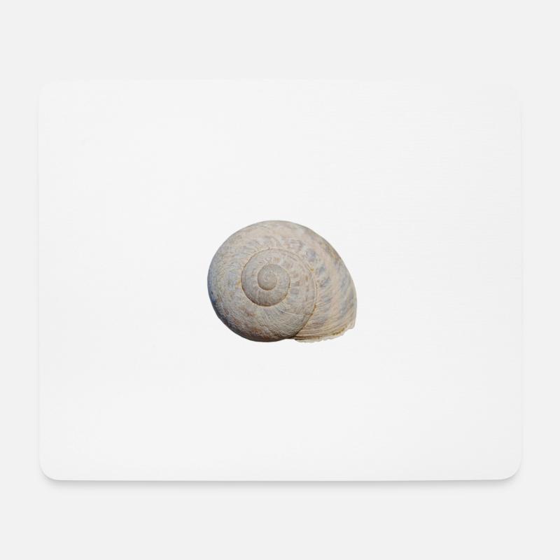 Escargot - Tapis de souris (format paysage) - blanc