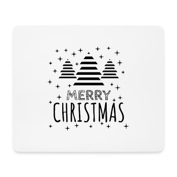MERRY CHRISTMAS - Joyeux Noël - Tapis de souris (format paysage) - blanc - Devant