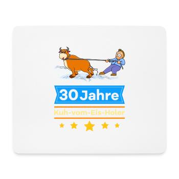 30 year company anniversary Service anniversary - Mouse Pad (horizontal) - white - Front