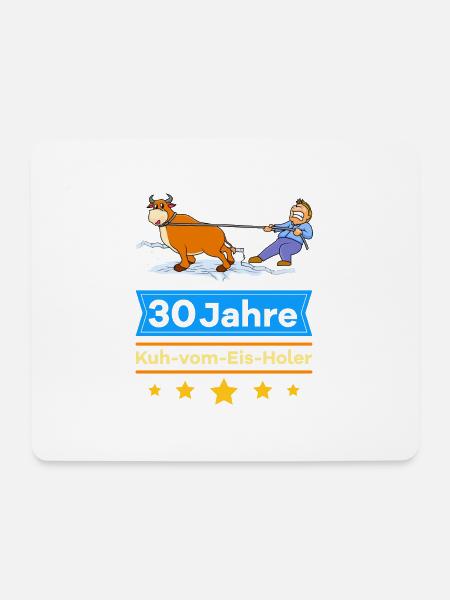 30 Jahre Firmenjubiläum Dienstjubiläum - Mousepad (Querformat) - Weiß