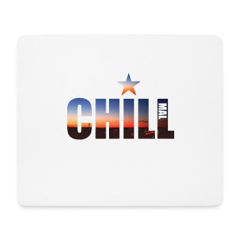Chill out Skyline Star - Mouse Pad (horizontal) - white - Front