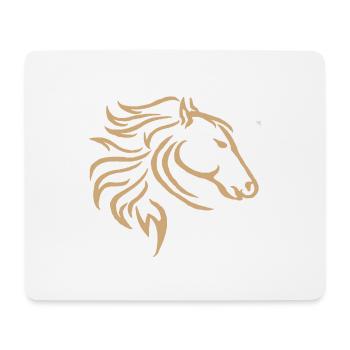 Horse - Mousepad (Querformat) - Weiß - Vorne