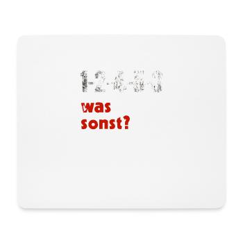 5 Zylinder Motor was sonst Auto Kfz Mechaniker - Mousepad (Querformat) - Weiß - Vorne