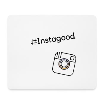 #Instagood - Tapis de souris (format paysage) - blanc - Devant