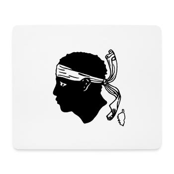 Korsika - Corsica - Maurit kopf - Mousepad (Querformat) - Weiß - Vorne