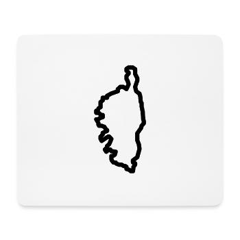 Corse - Corsica - Tapis de souris (format paysage) - blanc - Devant