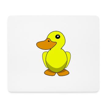 Duck rubber duck yellow children - Mouse Pad (horizontal) - white - Front