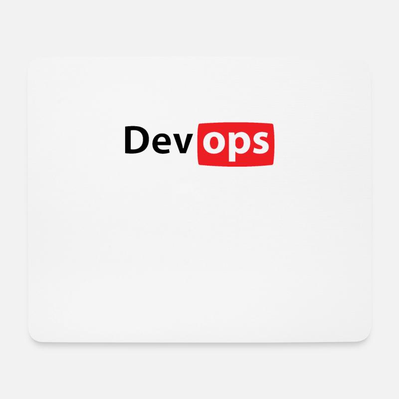 devopstube - Mousepad (Querformat) - Weiß