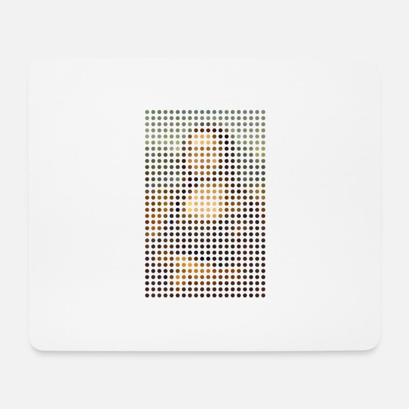 Gioconda - Mousepad (Querformat) - Weiß
