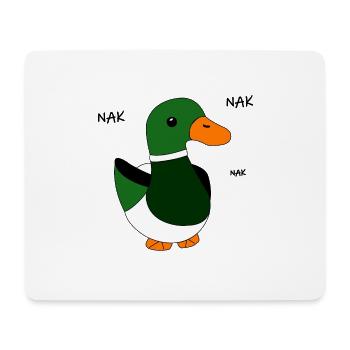 Ente Kinder süß Tiermotiv - Mousepad (Querformat) - Weiß - Vorne