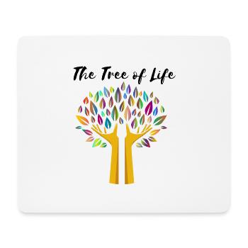 The tree of live - Mouse Pad (horizontal) - white - Front