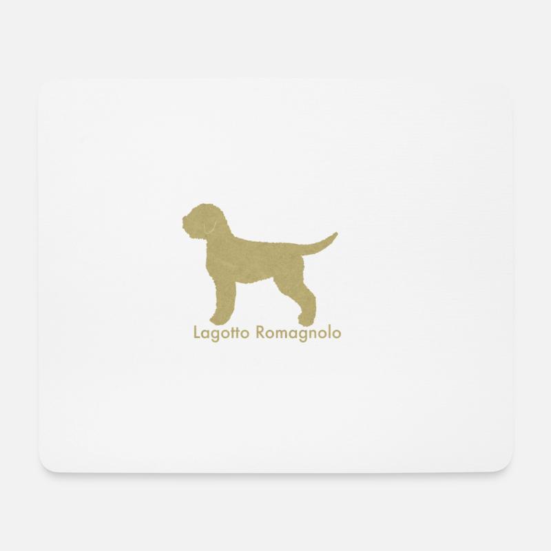 Lagotto Romagnolo - Mousepad (Querformat) - Weiß