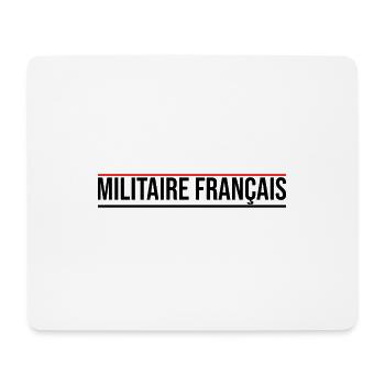 militaire Français cadeau armée Française - Tapis de souris (format paysage) - blanc - Devant