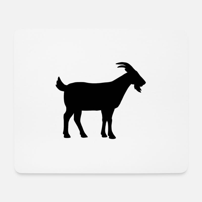 Goat - Mouse Pad (horizontal) - white