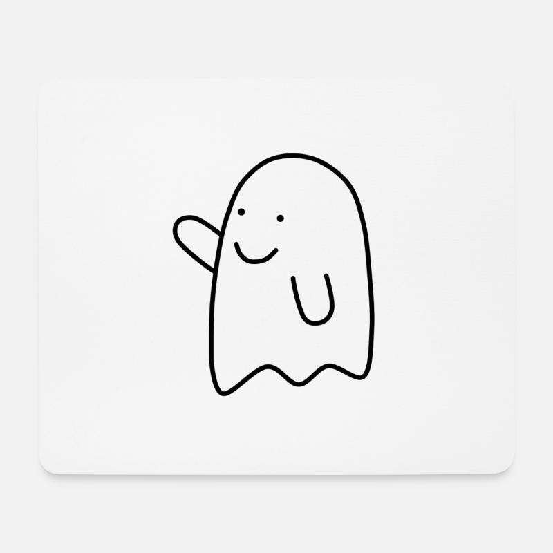 Ghost - Mouse Pad (horizontal) - white