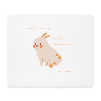 Rabbit Every Rabbit Needs Somebunny to Love - Mouse Pad (horizontal) - white - Front