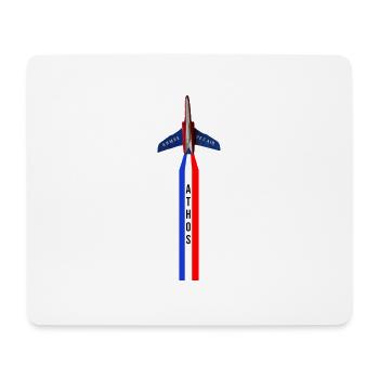 athos patrouille de France meeting aérien - Tapis de souris (format paysage) - blanc - Devant
