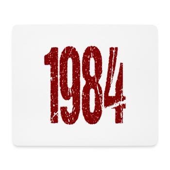 1984 Protest Demo Design - Mouse Pad (horizontal) - white - Front