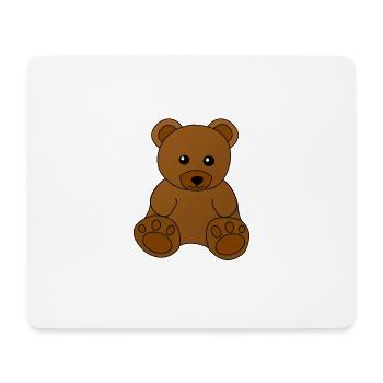 Teddy teddy bear bear children - Mouse Pad (horizontal) - white - Front