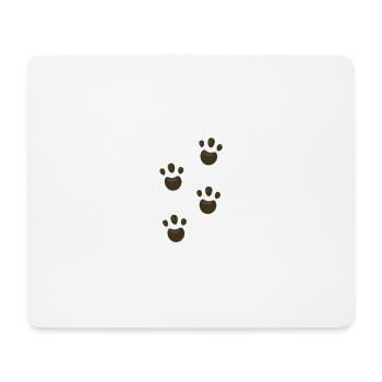 Hundepfoten Hund Dog Hundefreund Geschenkidee - Mousepad (Querformat) - Weiß - Vorne