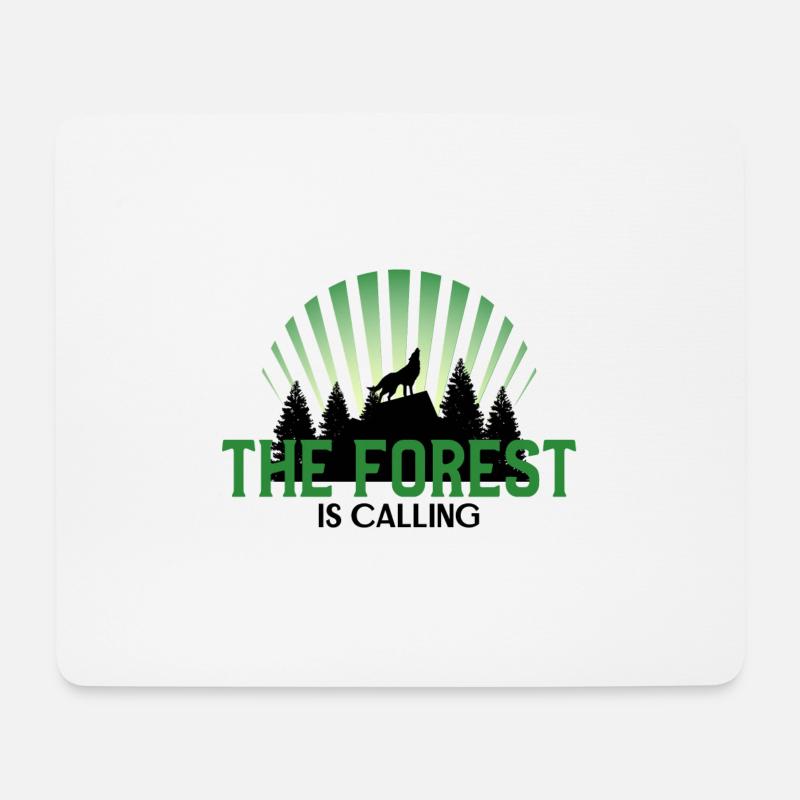 Forest forest hunter adventure gift - Mouse Pad (horizontal) - white