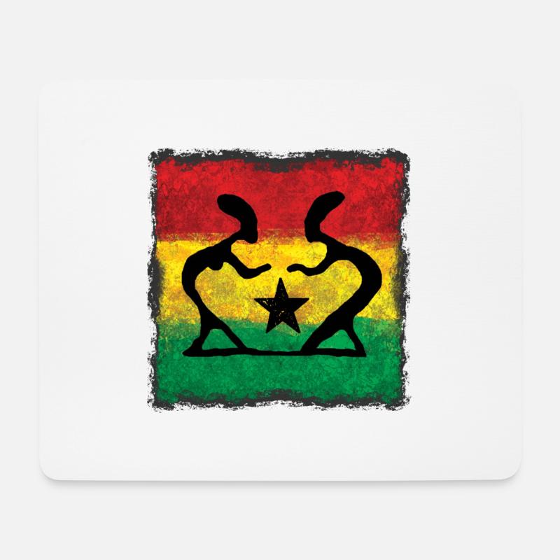 Reggae Tanz - Mousepad (Querformat) - Weiß