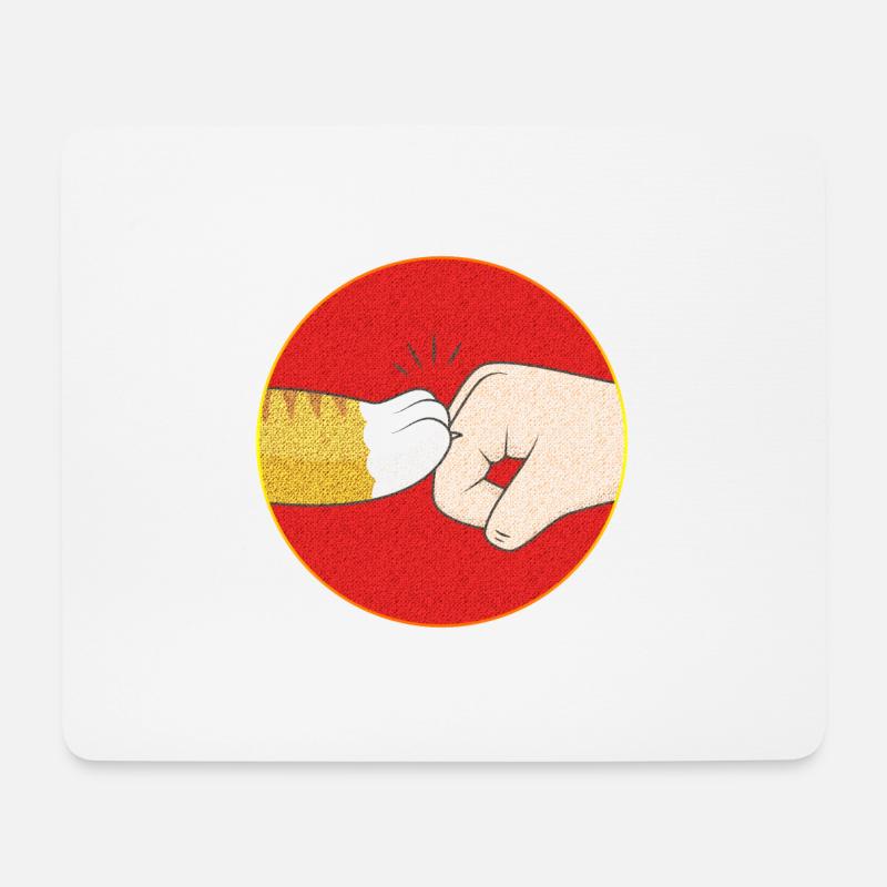 Cat - Mouse Pad (horizontal) - white