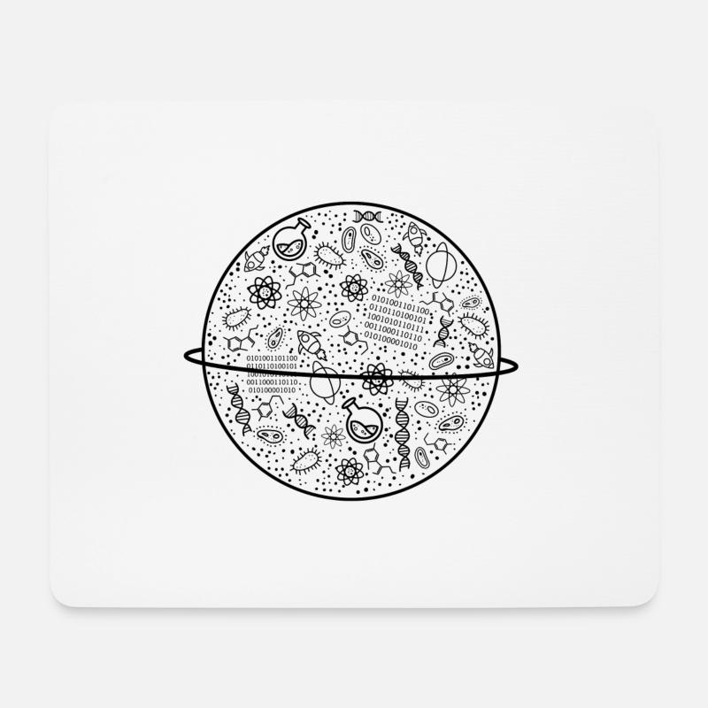 Planet of Science - Mouse Pad (horizontal) - white