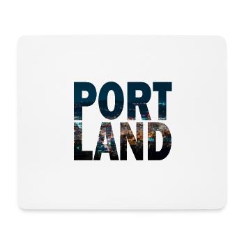 Portland Oregon Cityscape - Mousepad (Querformat) - Weiß - Vorne