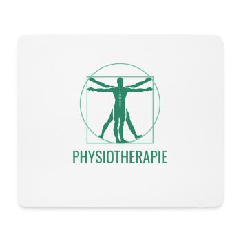 Logo de physiothérapie - Tapis de souris (format paysage) - blanc - Devant