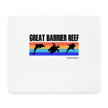 Great Barrier ReefAustralia Shirt - Mouse Pad (horizontal) - white - Front