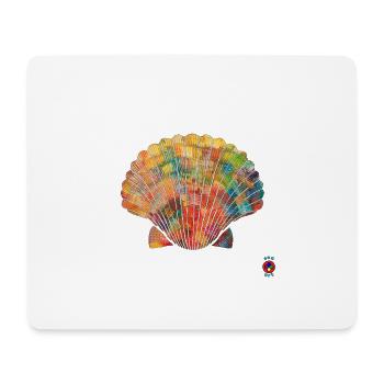 Seashell 4 - energy art - Mouse Pad (horizontal) - white - Front