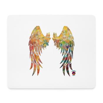 Engelsflügel 2 - Energiekunst - Mousepad (Querformat) - Weiß - Vorne