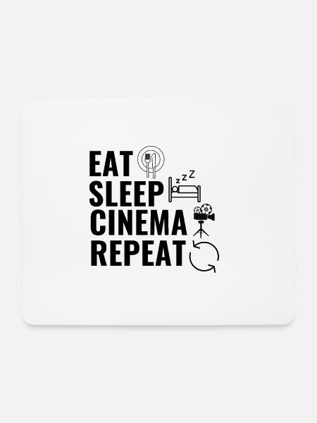 Cinema - Mousepad (Querformat) - Weiß