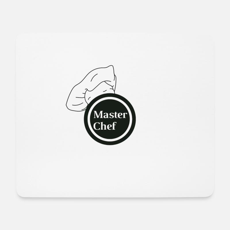 Meisterkoch 1 - Mousepad (Querformat) - Weiß