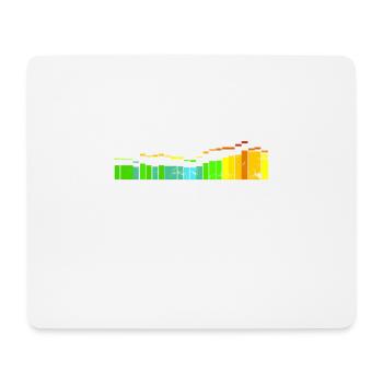 Wind kommt Kiter Surfer Spruch Kitesurfer Geschenk - Mousepad (Querformat) - Weiß - Vorne