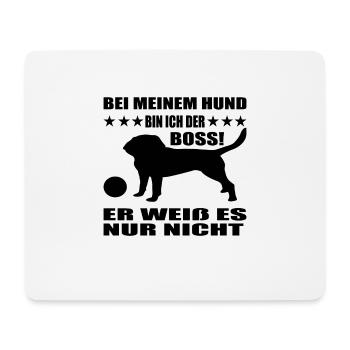 Geschenk Hund Hundeschule familie Geburtstag - Mousepad (Querformat) - Weiß - Vorne