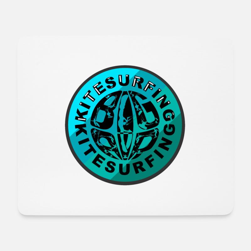 BigAir Kitesurfing - Mousepad (Querformat) - Weiß
