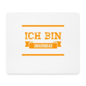 ich will eine Umarmung - Mousepad (Querformat) - Weiß - Vorne