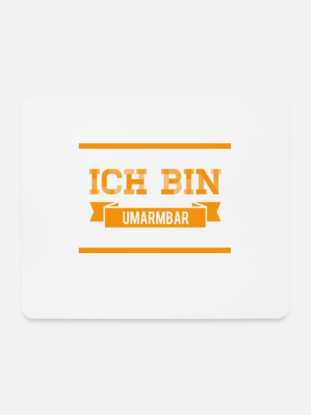 ich will eine Umarmung - Mousepad (Querformat) - Weiß