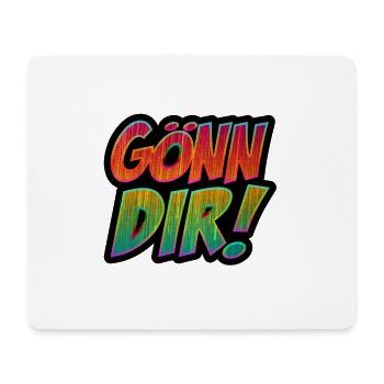 Gönn Dir! Gönner Gönnen Gönnt Geschenkidee - Mousepad (Querformat) - Weiß - Vorne