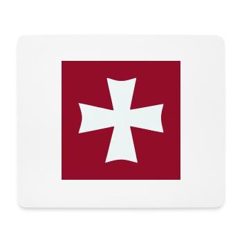 Flagge von Sant Joan Ciutadella de Menorca - Mousepad (Querformat) - Weiß - Vorne