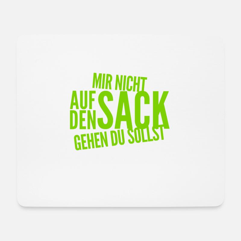 du bist eine Nervensäge - Mousepad (Querformat) - Weiß