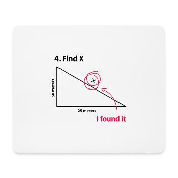 Find X - Mouse Pad (horizontal) - white - Front