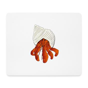 Le Bernard l'ermite l'hermite - Tapis de souris (format paysage) - blanc - Devant