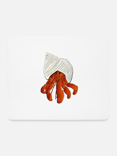 Der Bernard, der Einsiedler, der Hermite - Mousepad (Querformat) - Weiß