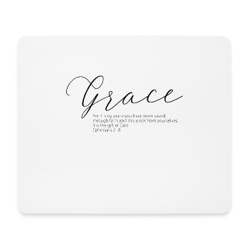 Grace ephesians - Mouse Pad (horizontal) - white - Front