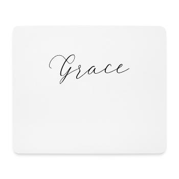 only Grace. - Mouse Pad (horizontal) - white - Front