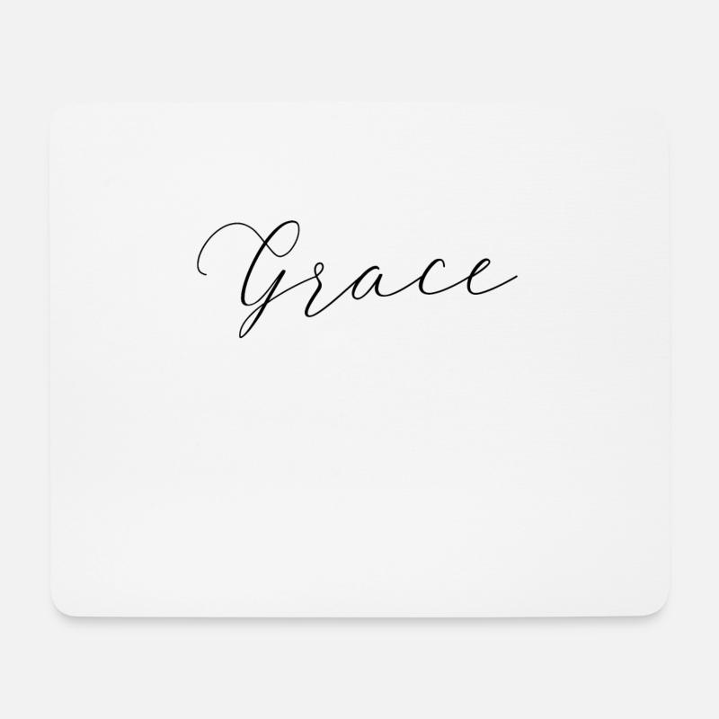 only Grace. - Mousepad (Querformat) - Weiß