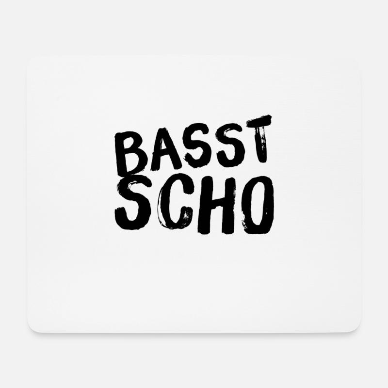 das passt schon - Mousepad (Querformat) - Weiß